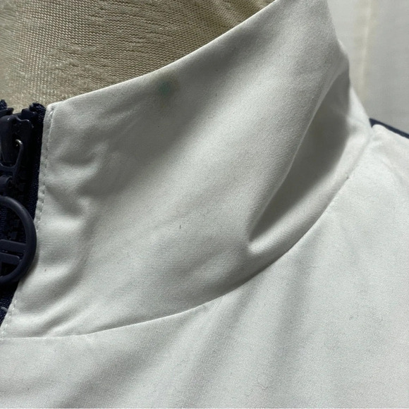 Fila Slade Track Jacket Men Logo Spell Out Red White Blue USA Windbreaker med - Picture 3 of 16